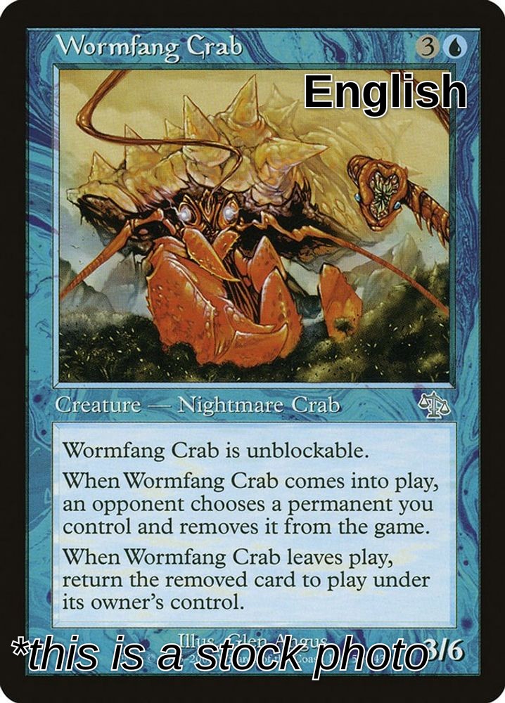 Wormfang Crab