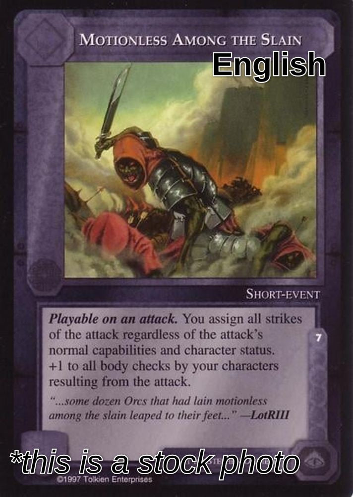 Motionless Among the Slain