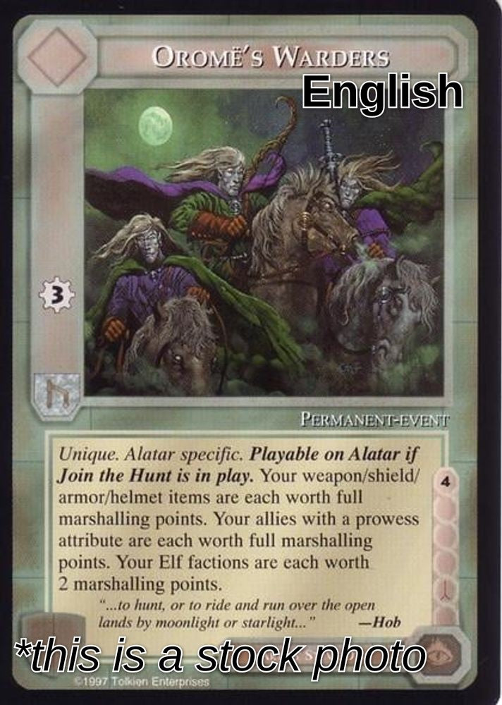 Oromë’s Warders