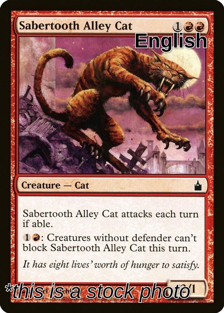 Sabertooth Alley Cat