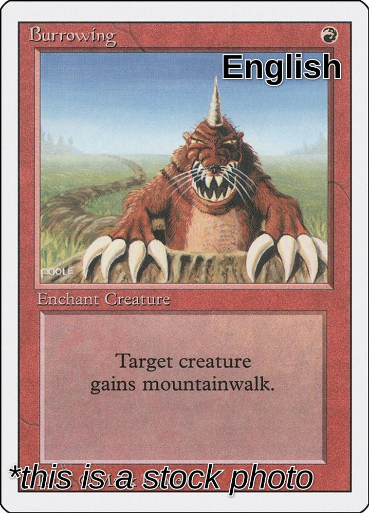 Burrowing