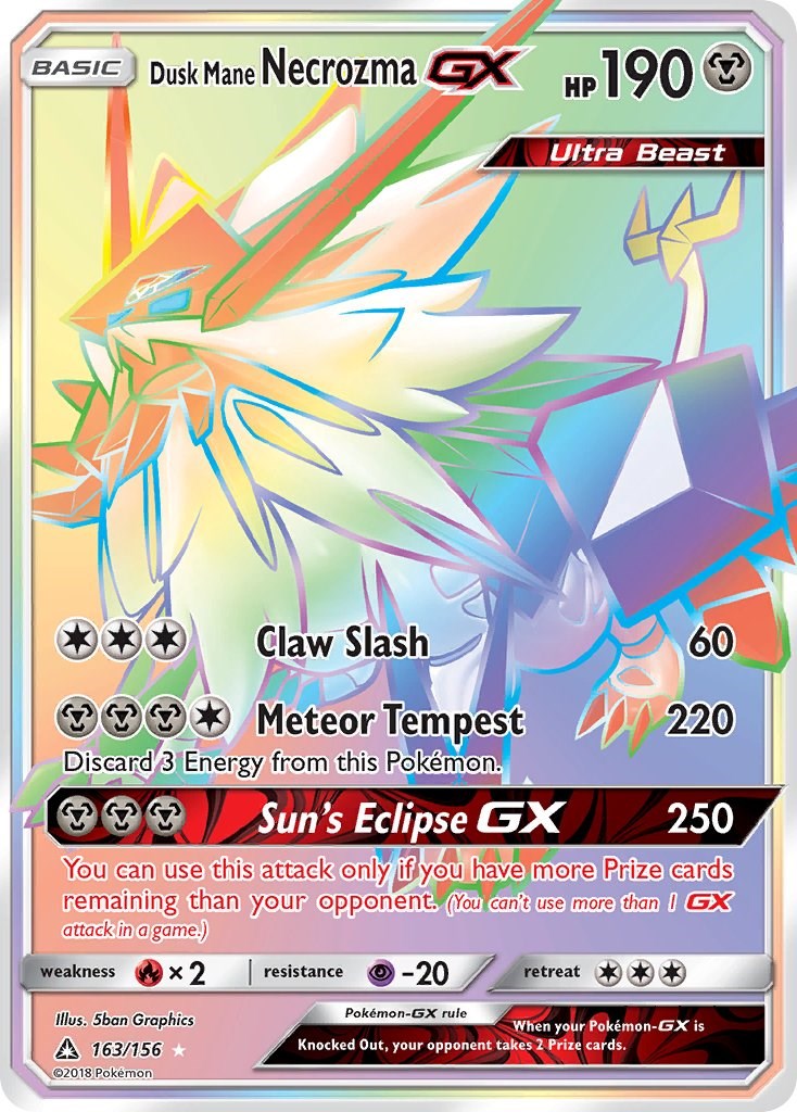 Dusk Mane Necrozma GX (Secret Rare)
