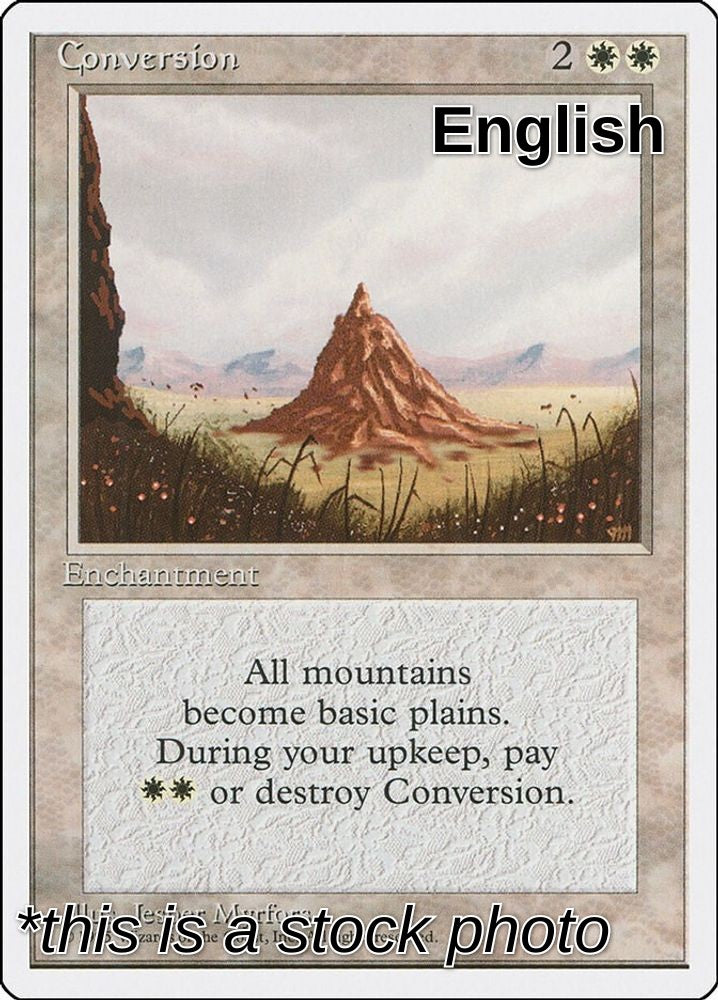 Conversion