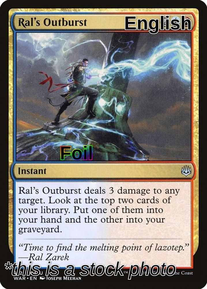 Ral's Outburst