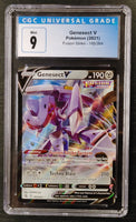 Pokemon Genesect V #185 Fusion Strike Graded CGC 9 Mint