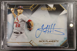 Autographed Jack Flaherty #7 / 10 2020 Diamond Icons Baseball
