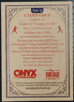 Onyx Vintage Green Autographed - Caden Grice