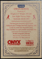 Onyx Vintage Blue Autographed - Owen White