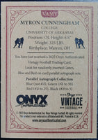 Onyx Vintage Autographed - Myron Cunningham