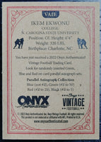 Onyx Vintage Autographed - Ikem Ekwonu