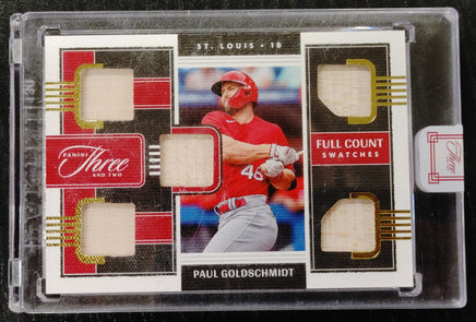 Paul Goldschmidt # 19 / 35 Panini Full Count Swatches Three And Two