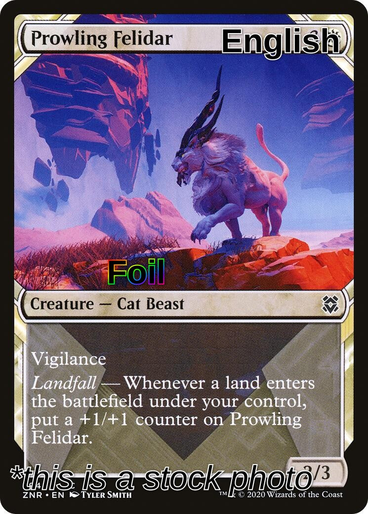 Prowling Felidar (Showcase)