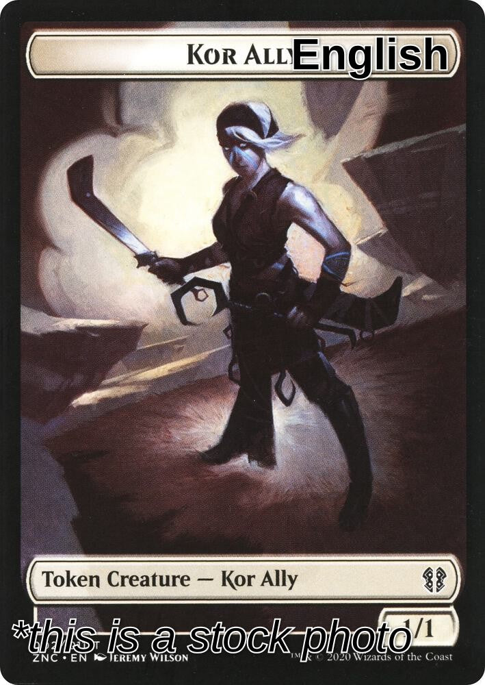 Bird // Kor Ally Double-Sided Token (Back)