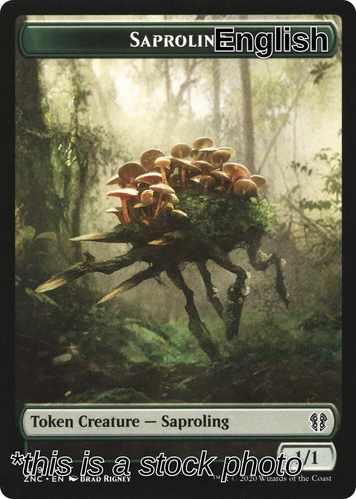 Beast // Saproling Double-Sided Token (Back)