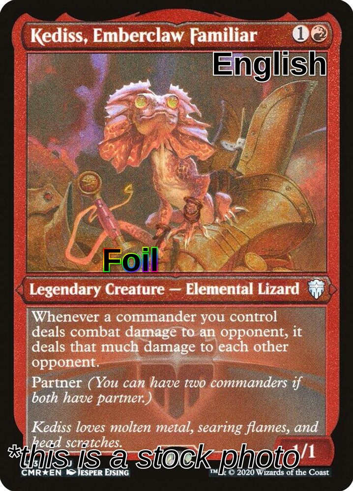 Kediss, Emberclaw Familiar (Foil Etched)