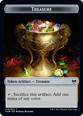 Treasure // Emblem - Kaya the Inexorable Double-Sided Token