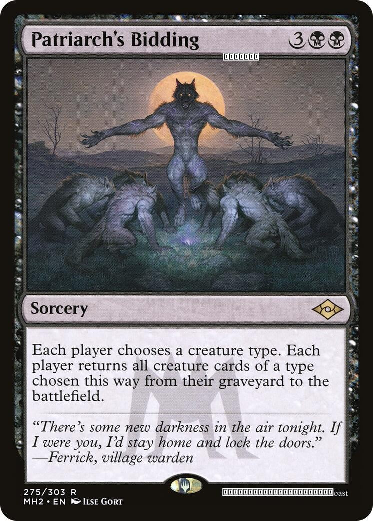 Patriarch's Bidding
