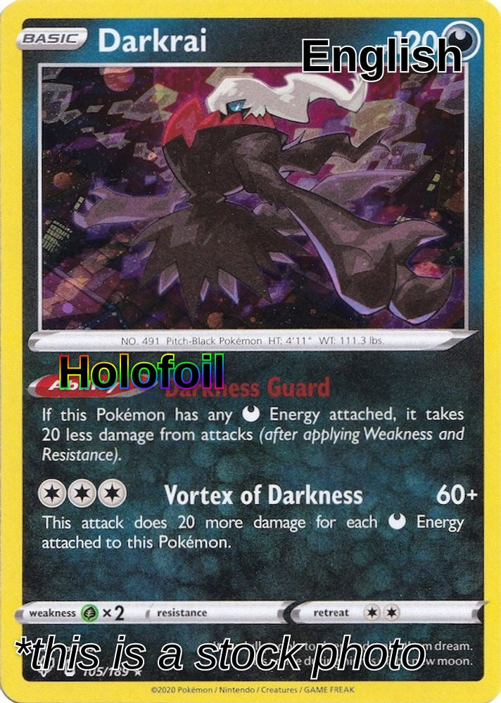 Darkrai - 105/189 (Cosmos Holo)