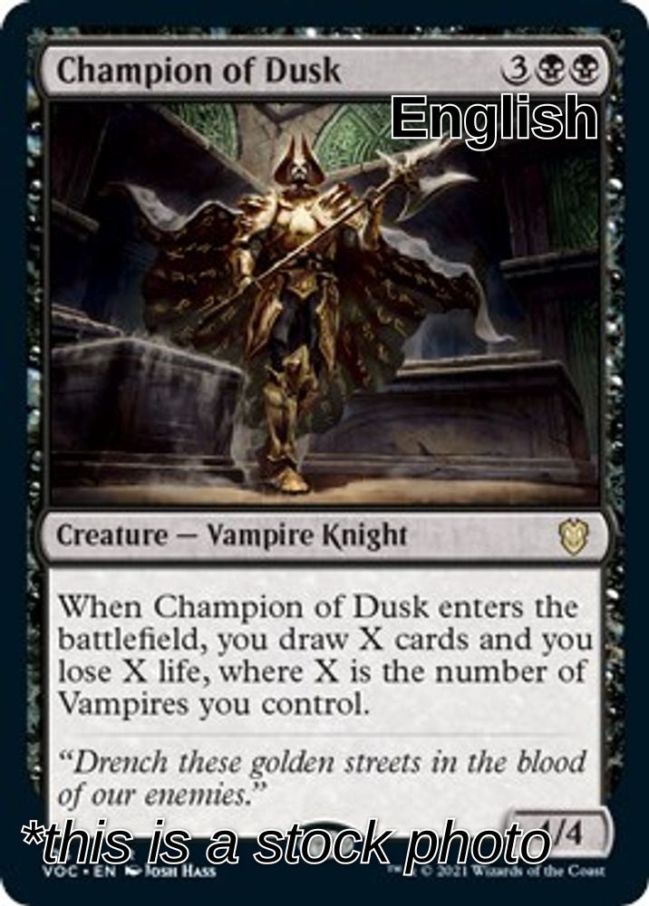 Champion of Dusk