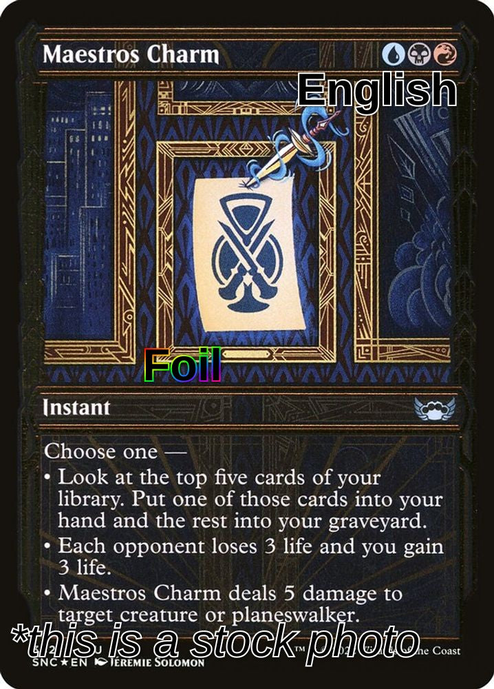 Maestros Charm (Gilded Foil)