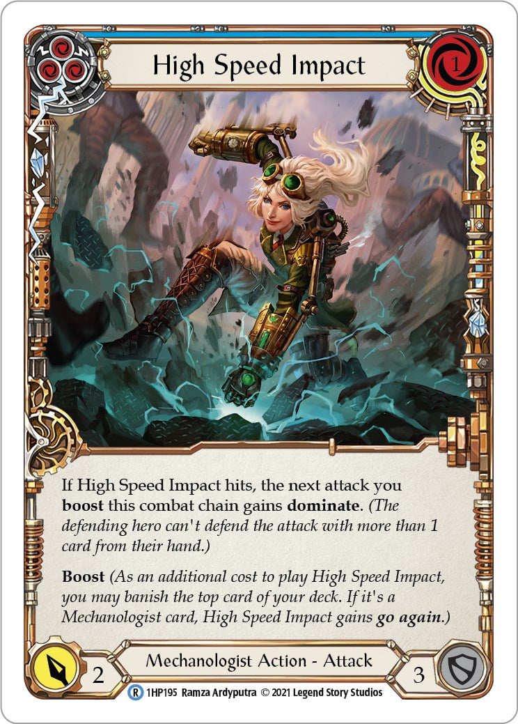High Speed Impact (Blue)
