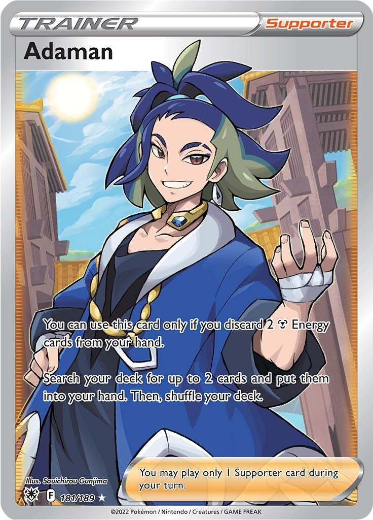 sword and shield astral radiance rare cards Pokemon Sword & Shield Astral Radiance Ultra Rare Adaman #181