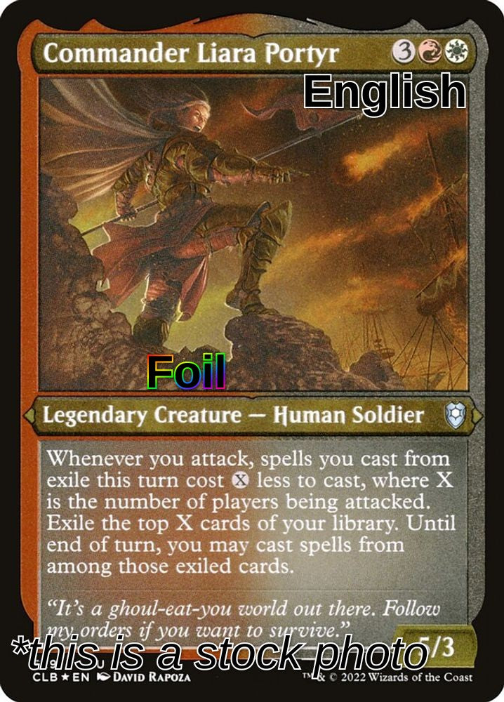 Commander Liara Portyr (Foil Etched)