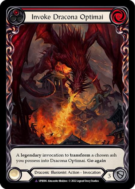 Invoke Dracona Optimai // Dracona Optimai (Marvel) (Back)