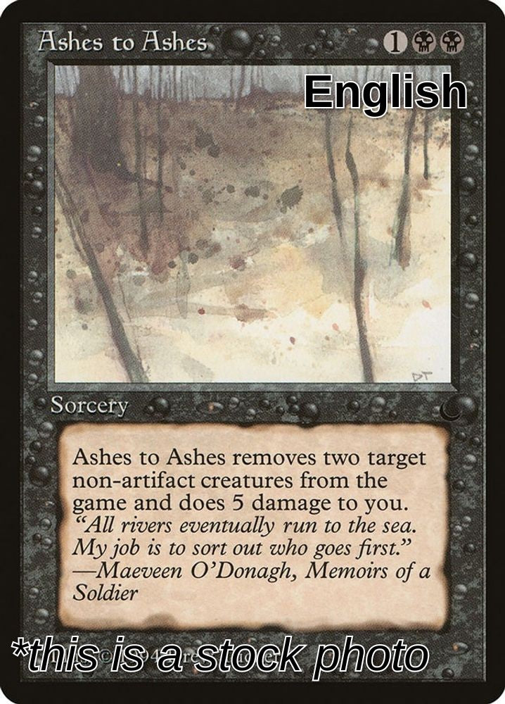 Ashes to Ashes