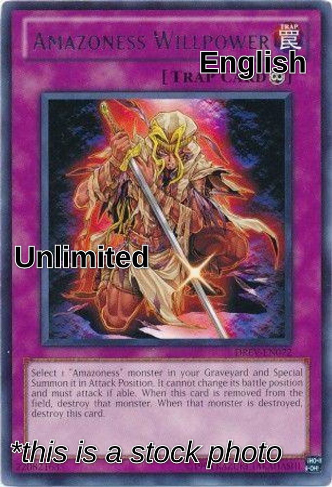 Amazoness Willpower