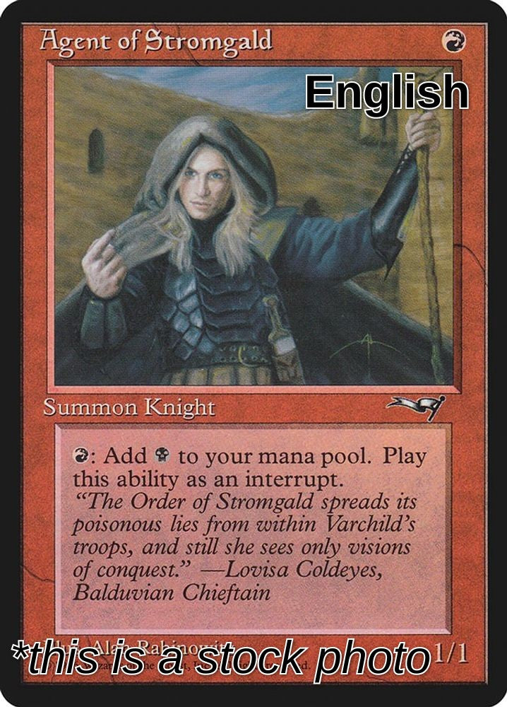 Agent of Stromgald (Woman Holding Staff)