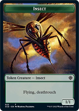 Insect // Soldier Double-Sided Token
