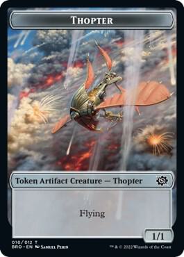 Powerstone // Thopter Double-Sided Token (Back)