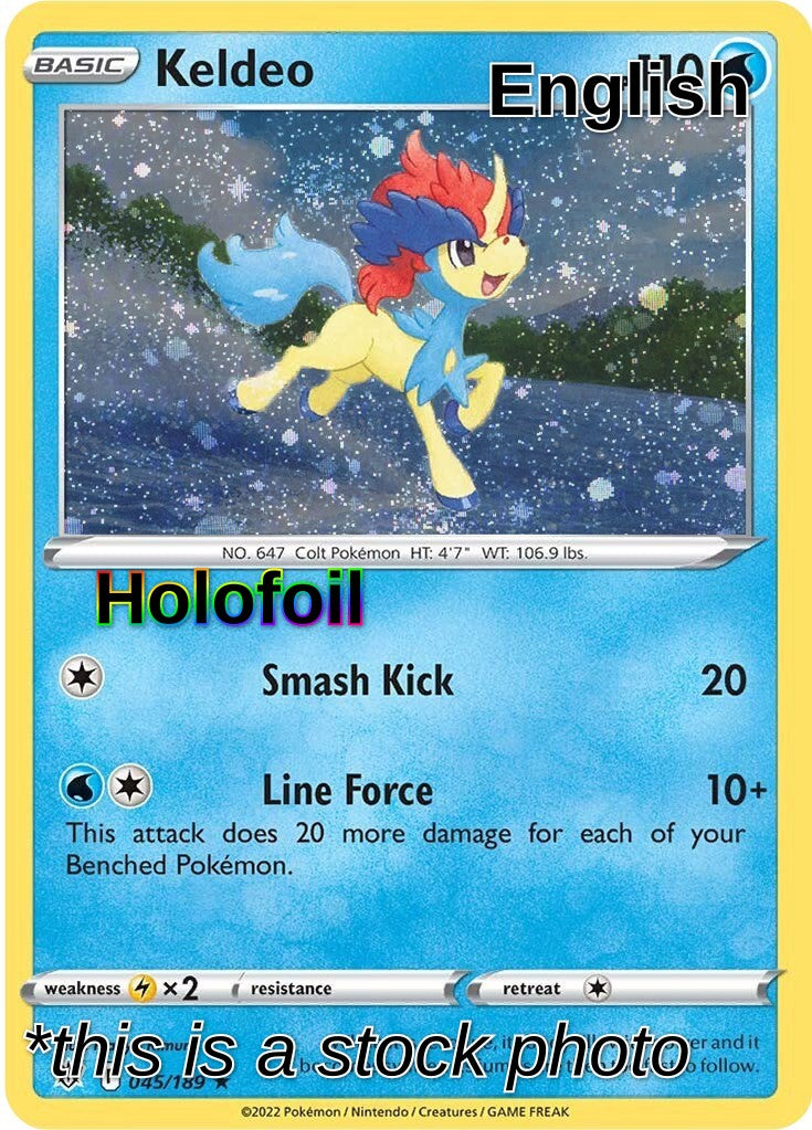 Keldeo - 045/189 (Cosmos Holo)