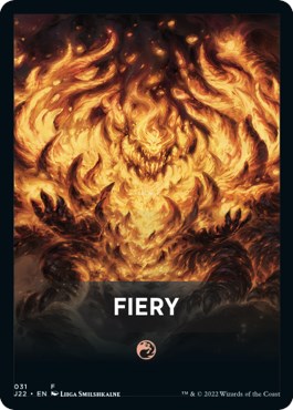 Fiery Theme Card