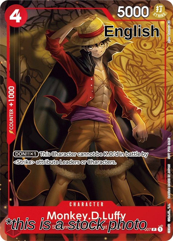 Monkey.D.Luffy - P-007 (Tournament Pack Vol. 1)