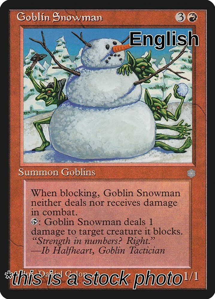 Goblin Snowman