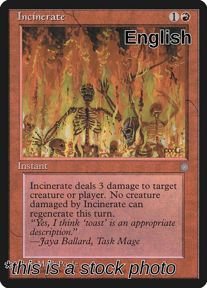 Incinerate