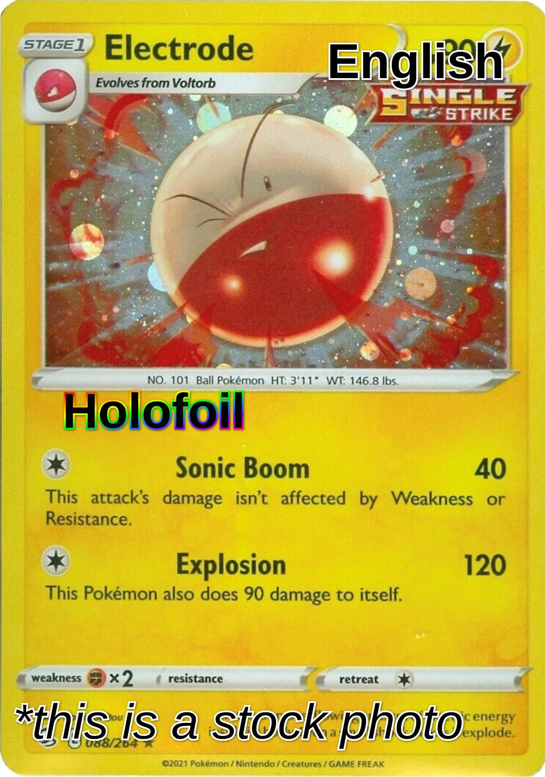 Electrode - 088/264 (Cosmos Holo)