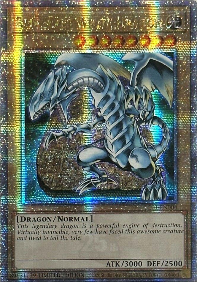 Blue-Eyes White Dragon (Quarter Century Secret Rare) [LC01