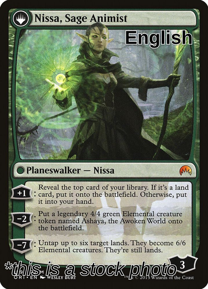 Nissa, Vastwood Seer (Back)