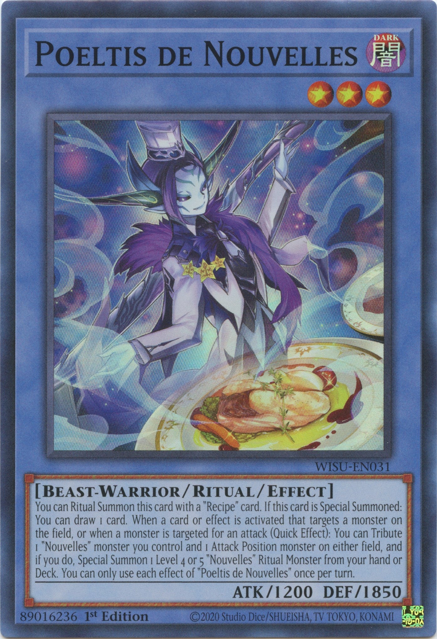 yugioh card identifier Poeltis de Nouvelles [WISU - WISU-EN031]