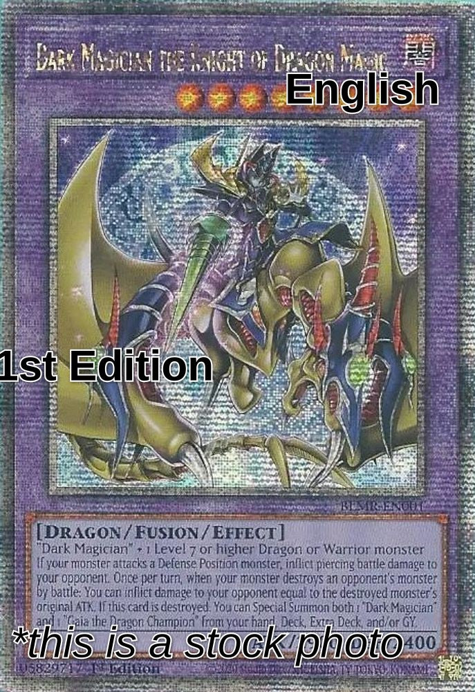 Dark Magician the Knight of Dragon Magic (Quarter Century Secret Rare)