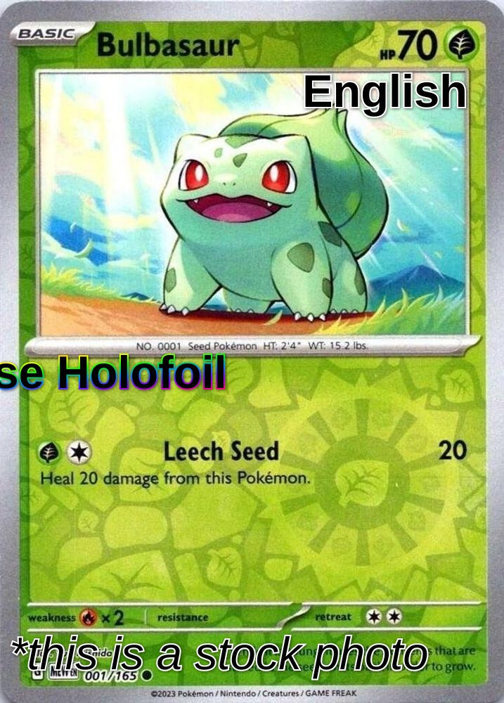 Bulbasaur - 001/165