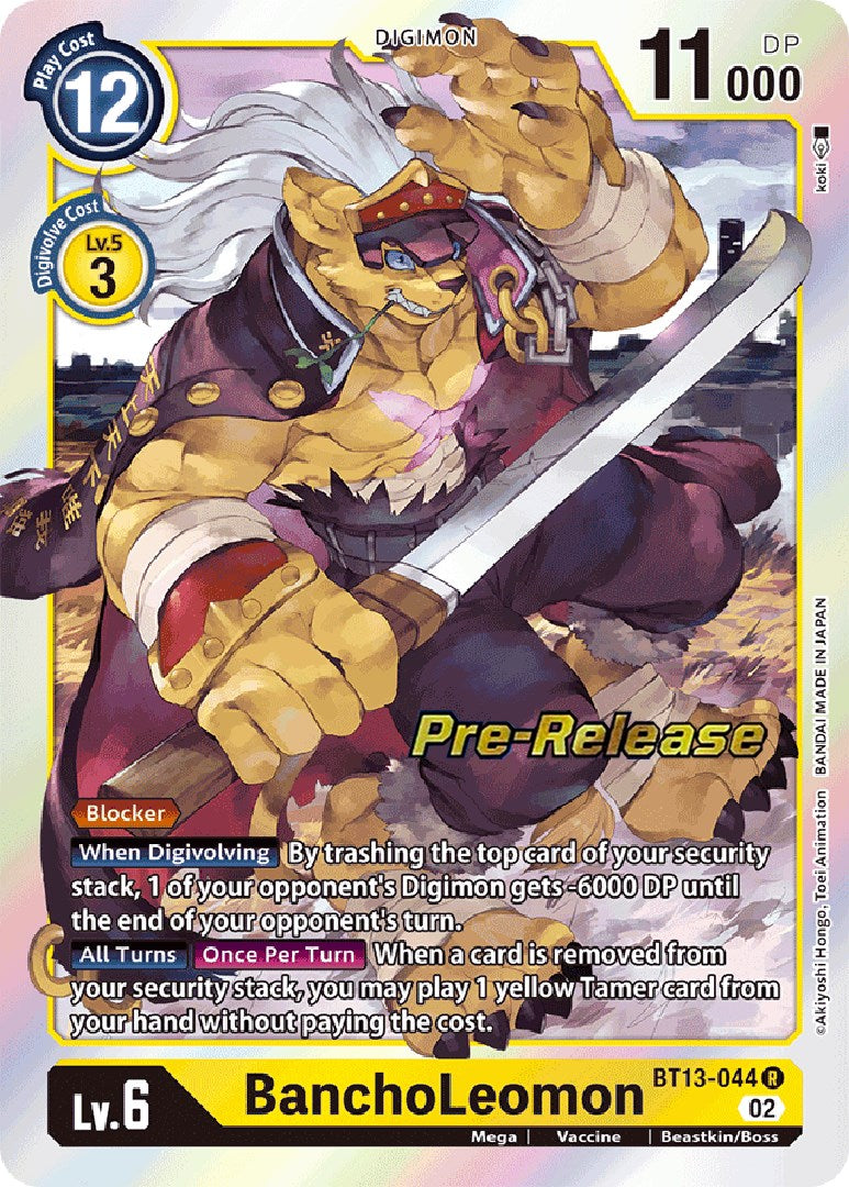 BanchoLeomon [BT-13_PR - BT13-044 R Rare]