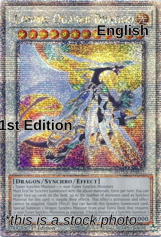 Cosmic Quasar Dragon (Quarter Century Secret Rare)