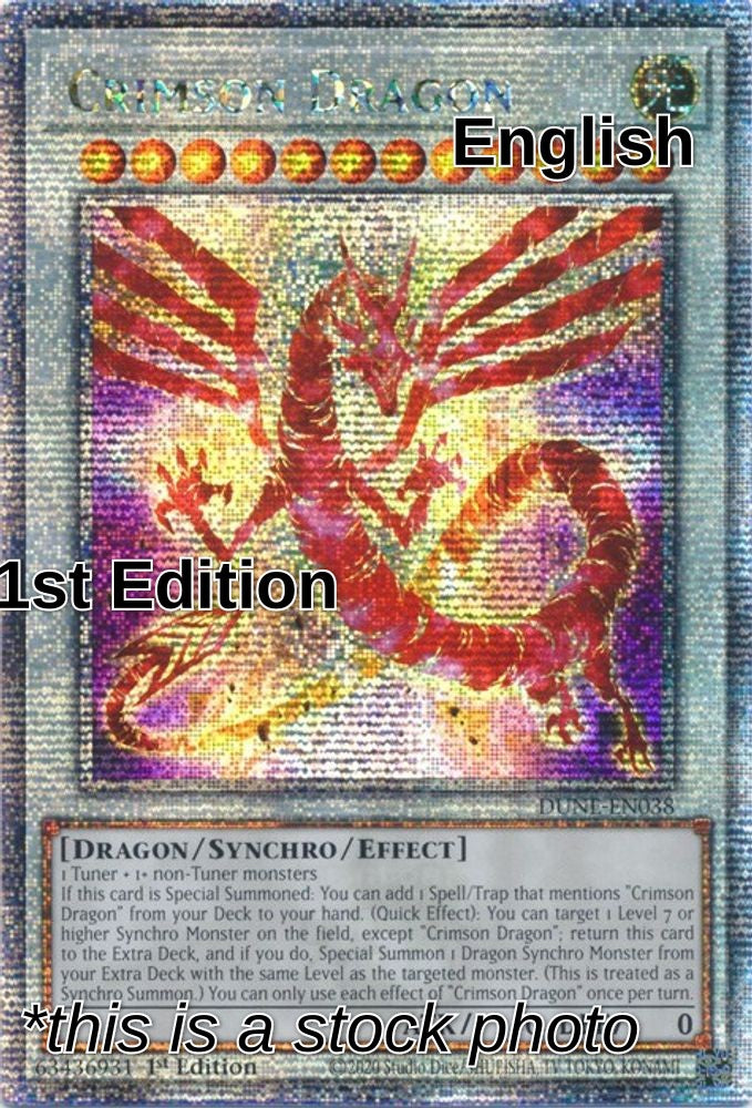 Crimson Dragon (Quarter Century Secret Rare)