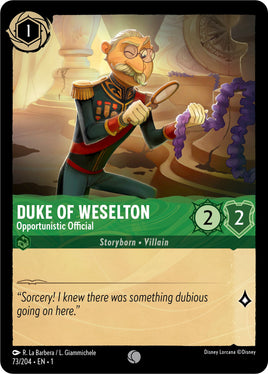 Duke of Weselton - Opportunistic Official (73/204) [The First Chapter]
