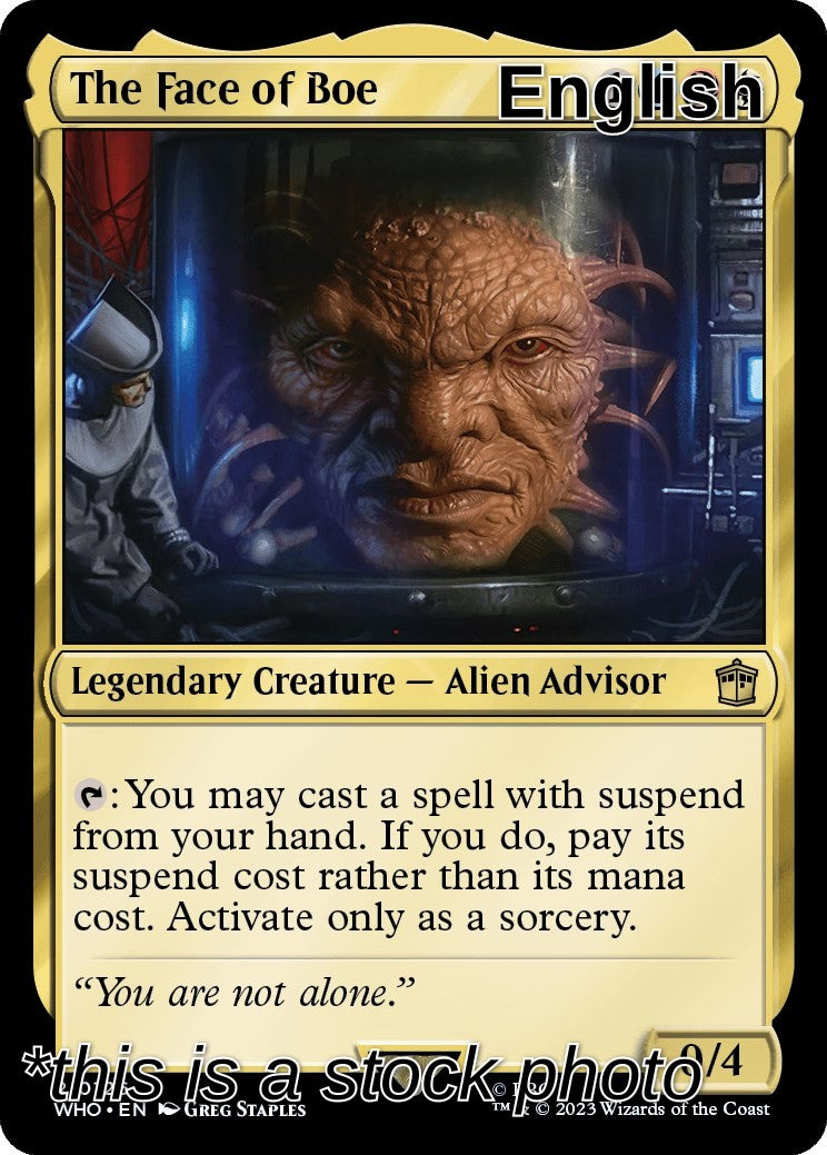The Face of Boe
