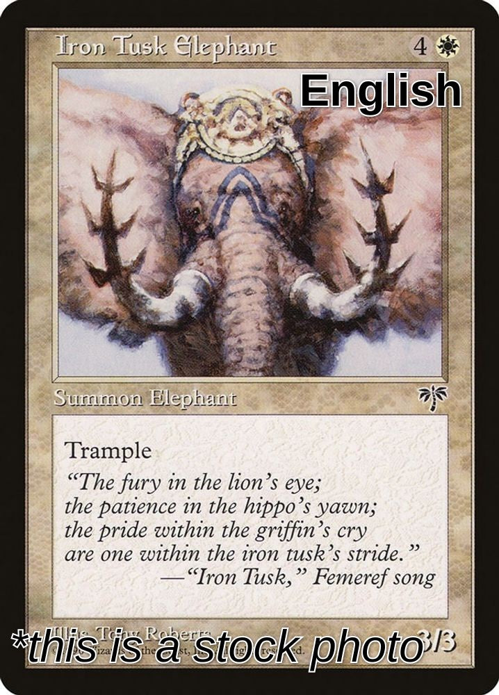 Iron Tusk Elephant